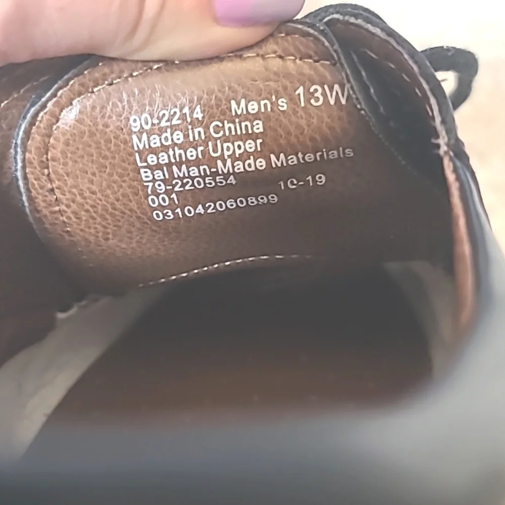 Dockers Leather Lace Up Black Men's Shoes